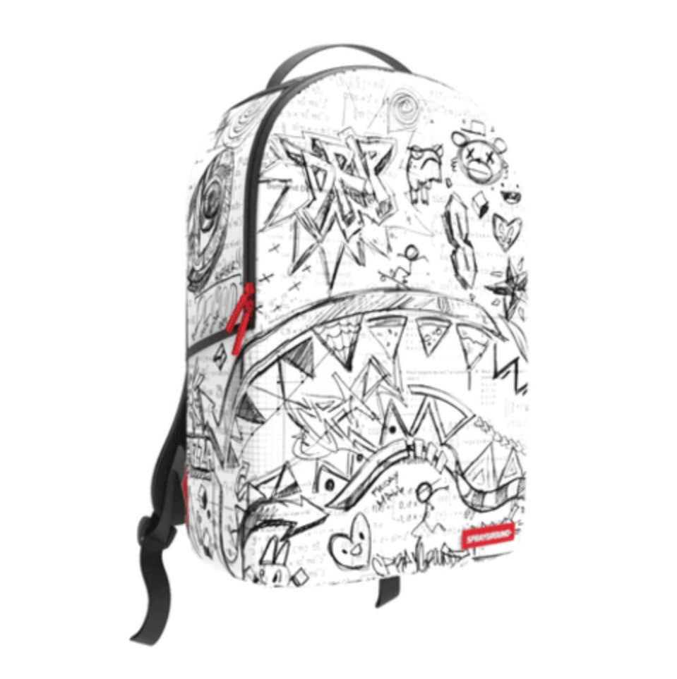 Sprayground - Doodles Over Math Homework Backpack