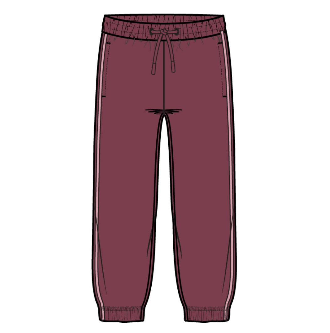 Miles The Label - Knit Joggers, Burgundy
