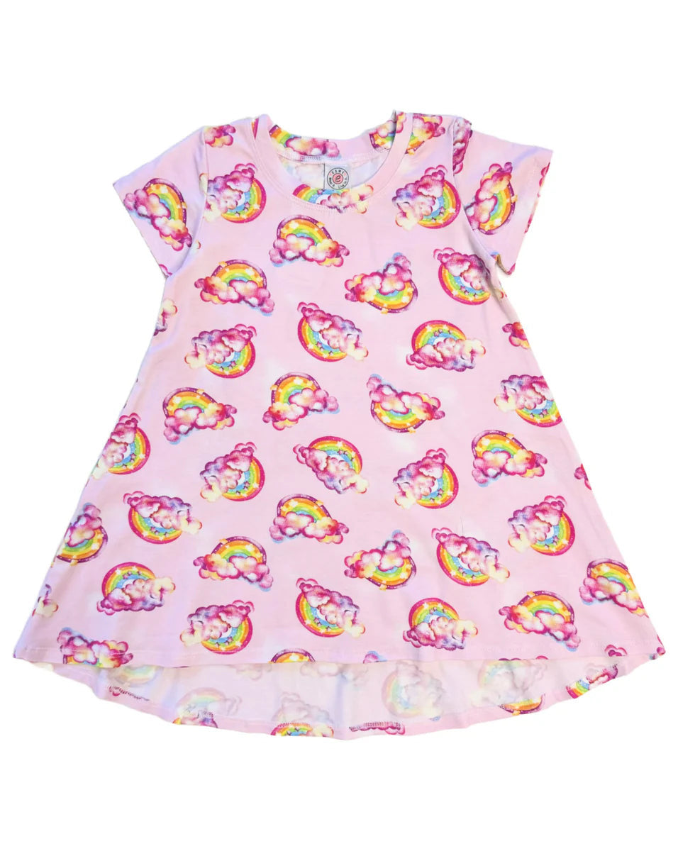 Esme - Girls Short Sleeve High Low Dress