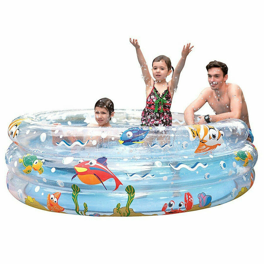 Jilong - Ocean Fun 3-Ring Inflatable Kiddie Pool