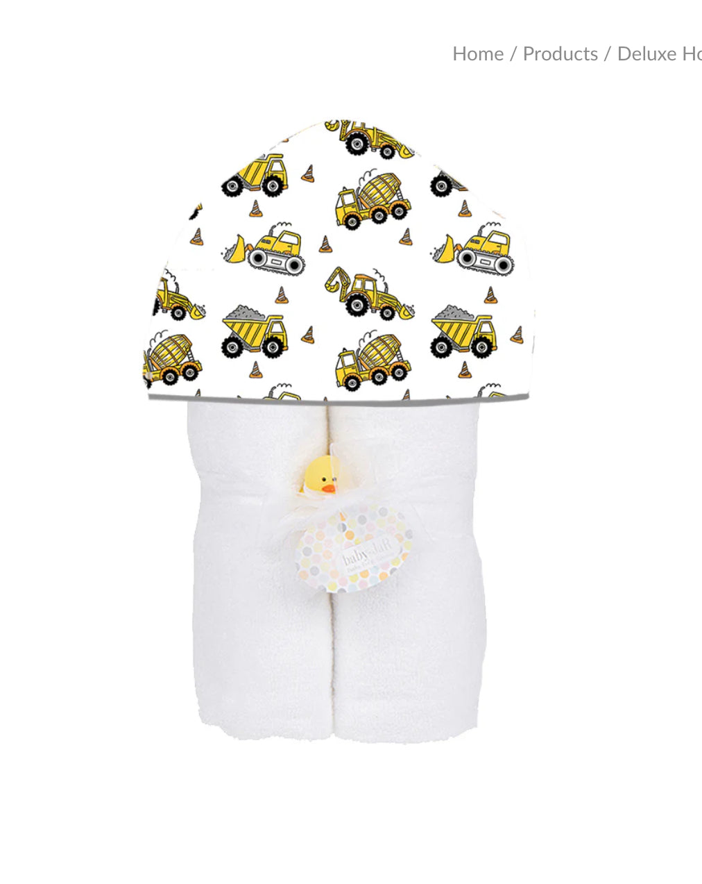 Baby Jar - Deluxe Hooded Towel, Construction