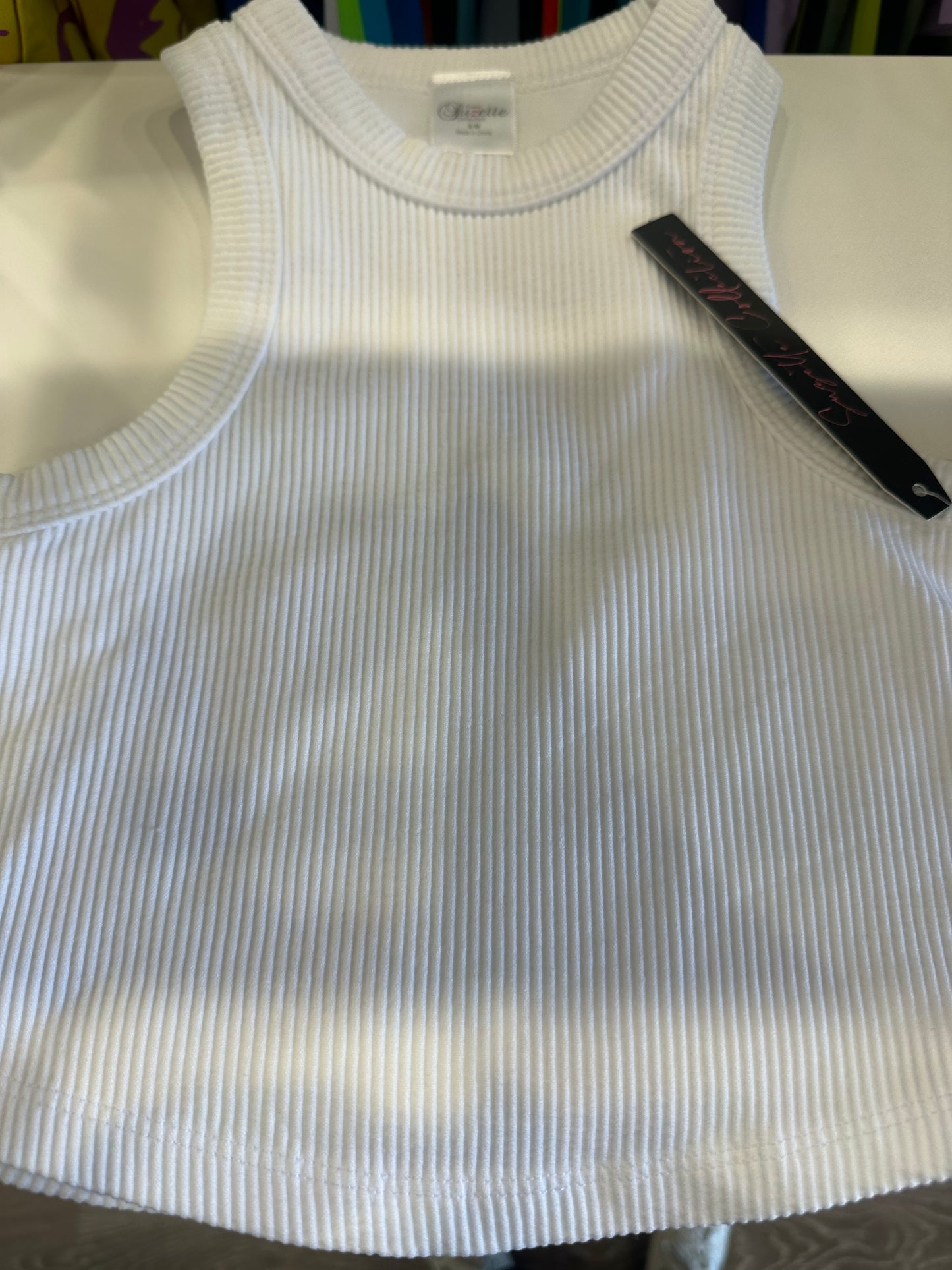 Suzette rib crew front tank