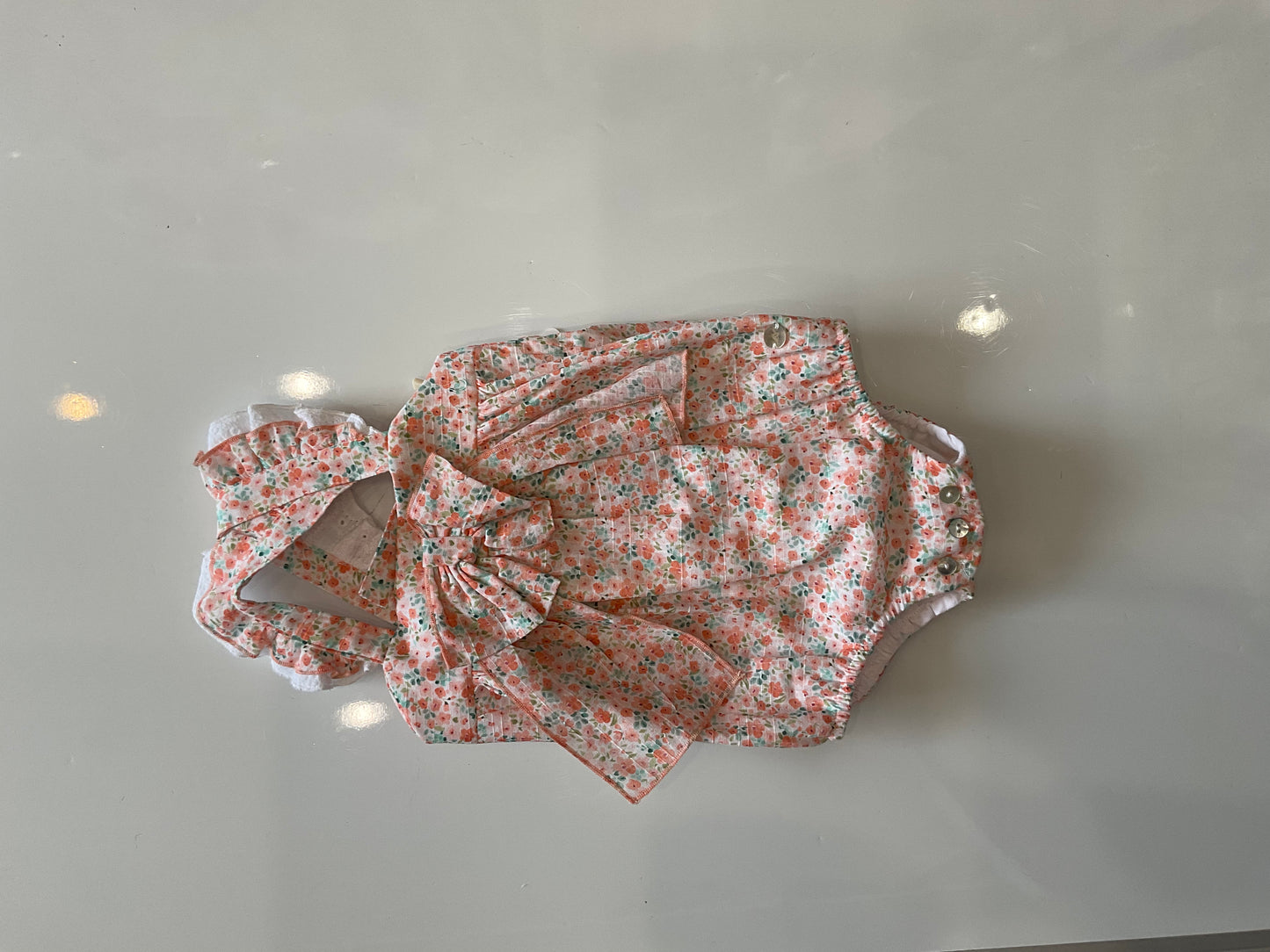 001-20227 short romper woven momo