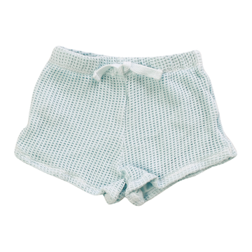 COZII - Tank Top & Drawstring Lined Shorts, Blue Finch