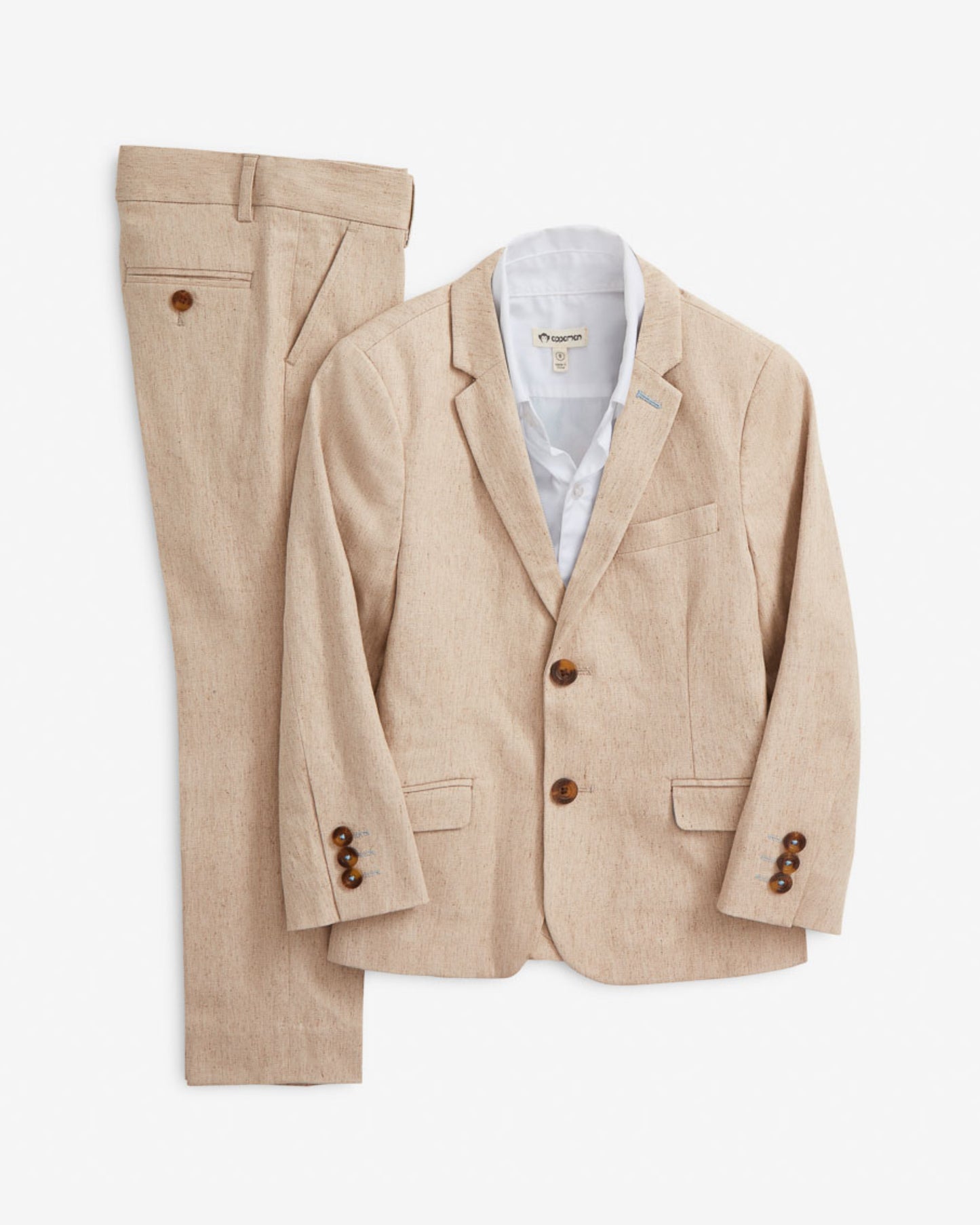 Appaman - 2pc Stretchy Mod Suit, Parchment