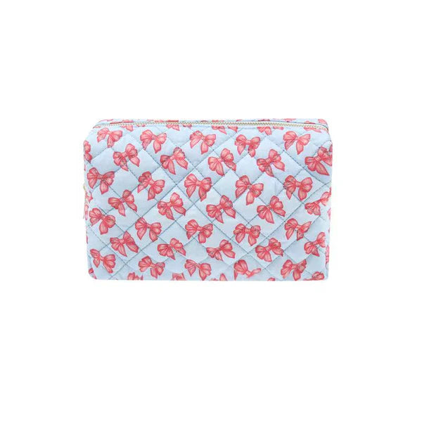 Mavi Bandz - Blue Bow Cosmetic Bag