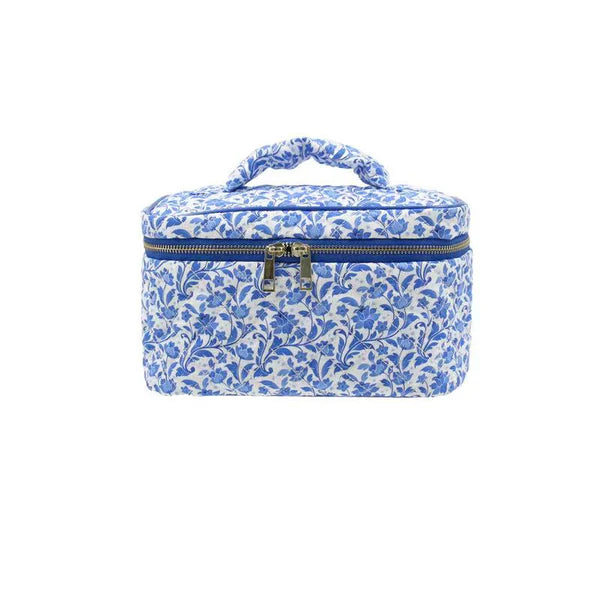 Mavi Bandz - Blue Floral Vanity Bag
