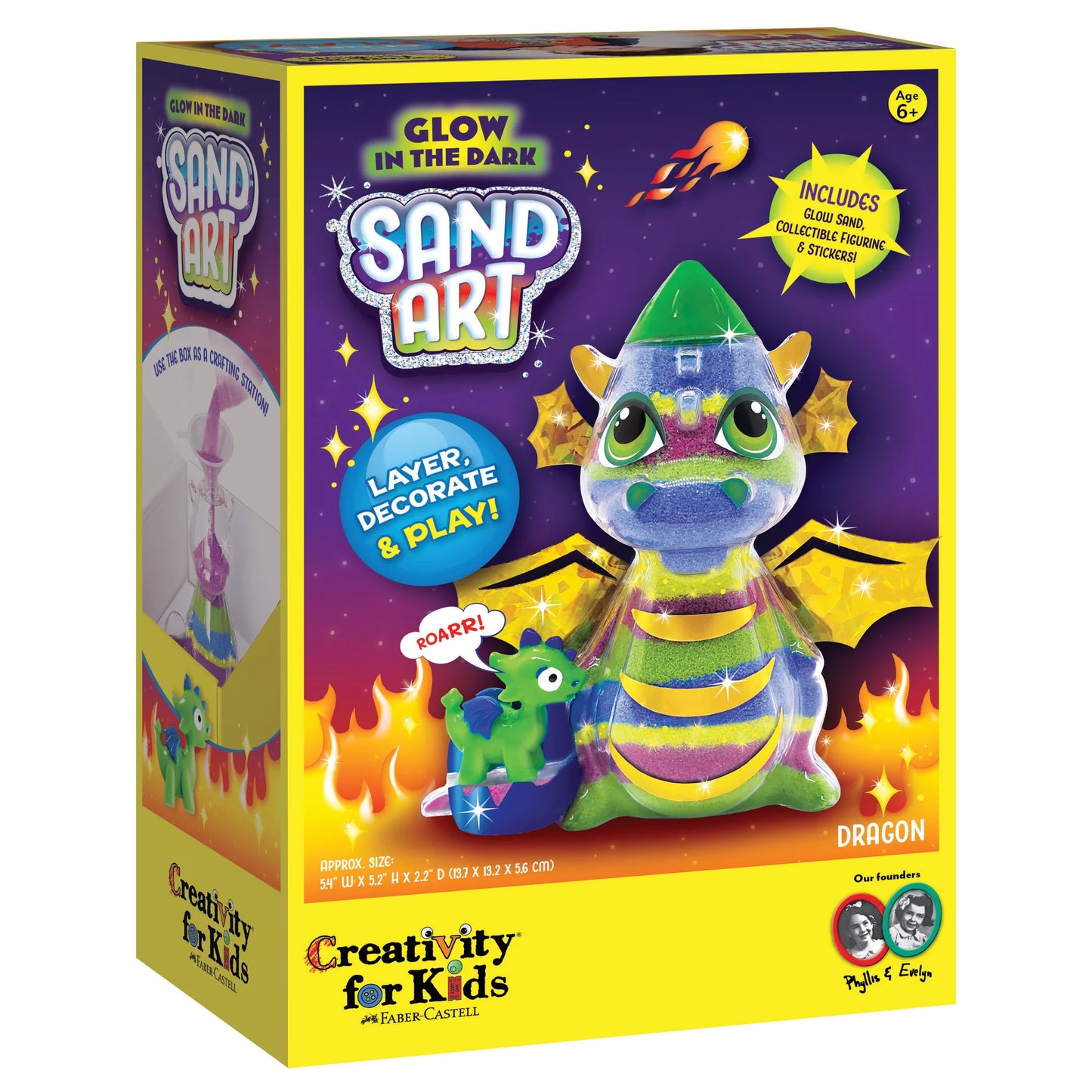 Faber-Castell - Glow in the Dark Sand Art Dragon