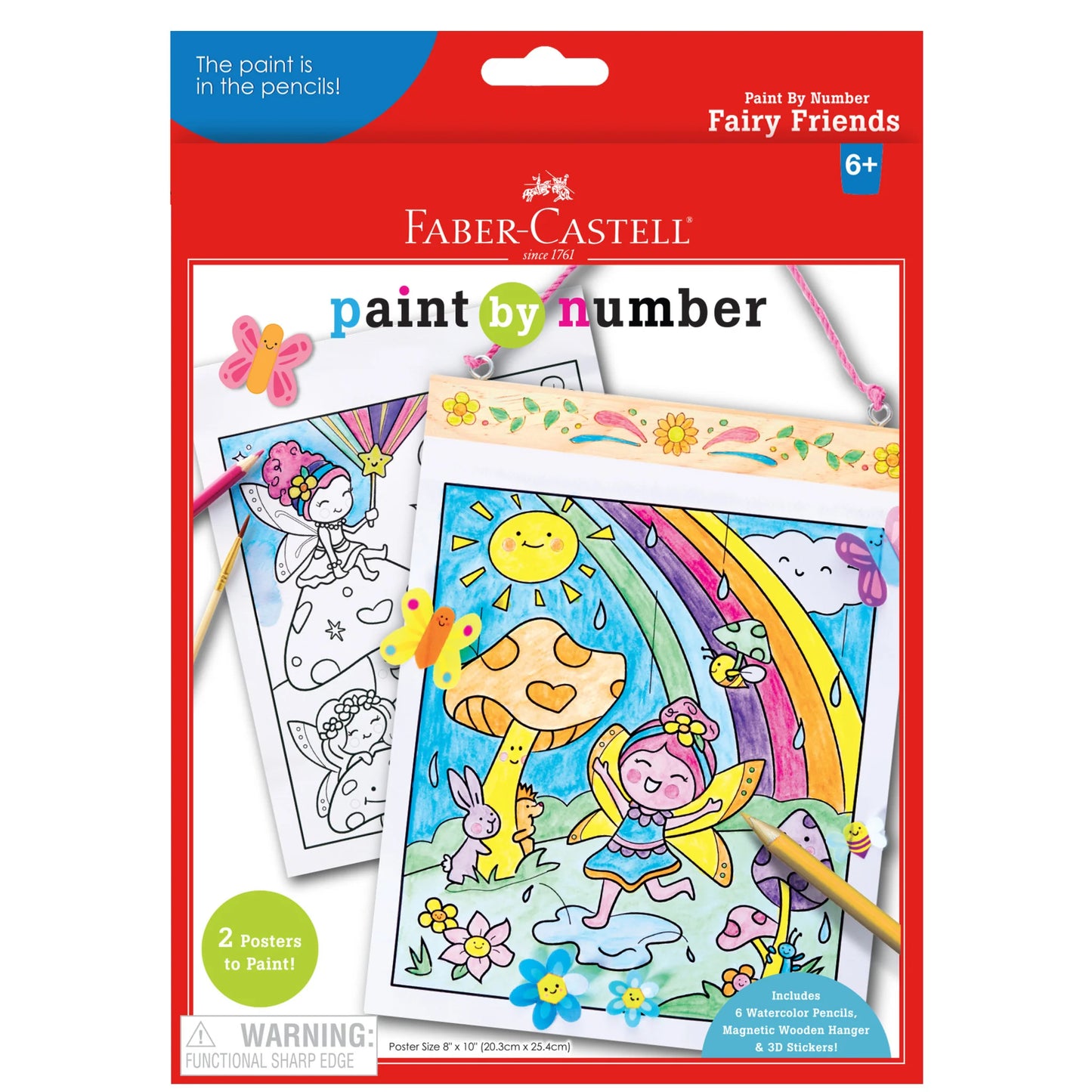 Faber-Castell - Paint By Number Fairy Friends Wall Art
