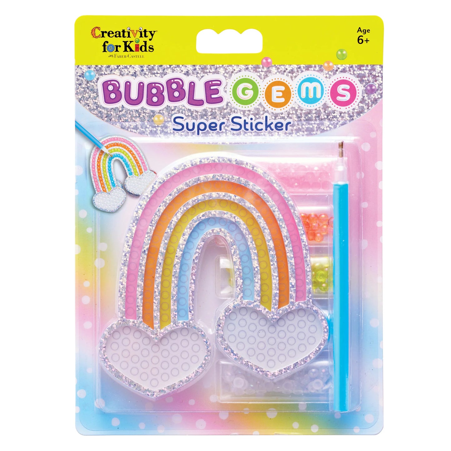 Faber-Castell - Bubble Gems Super Sticker Rainbow