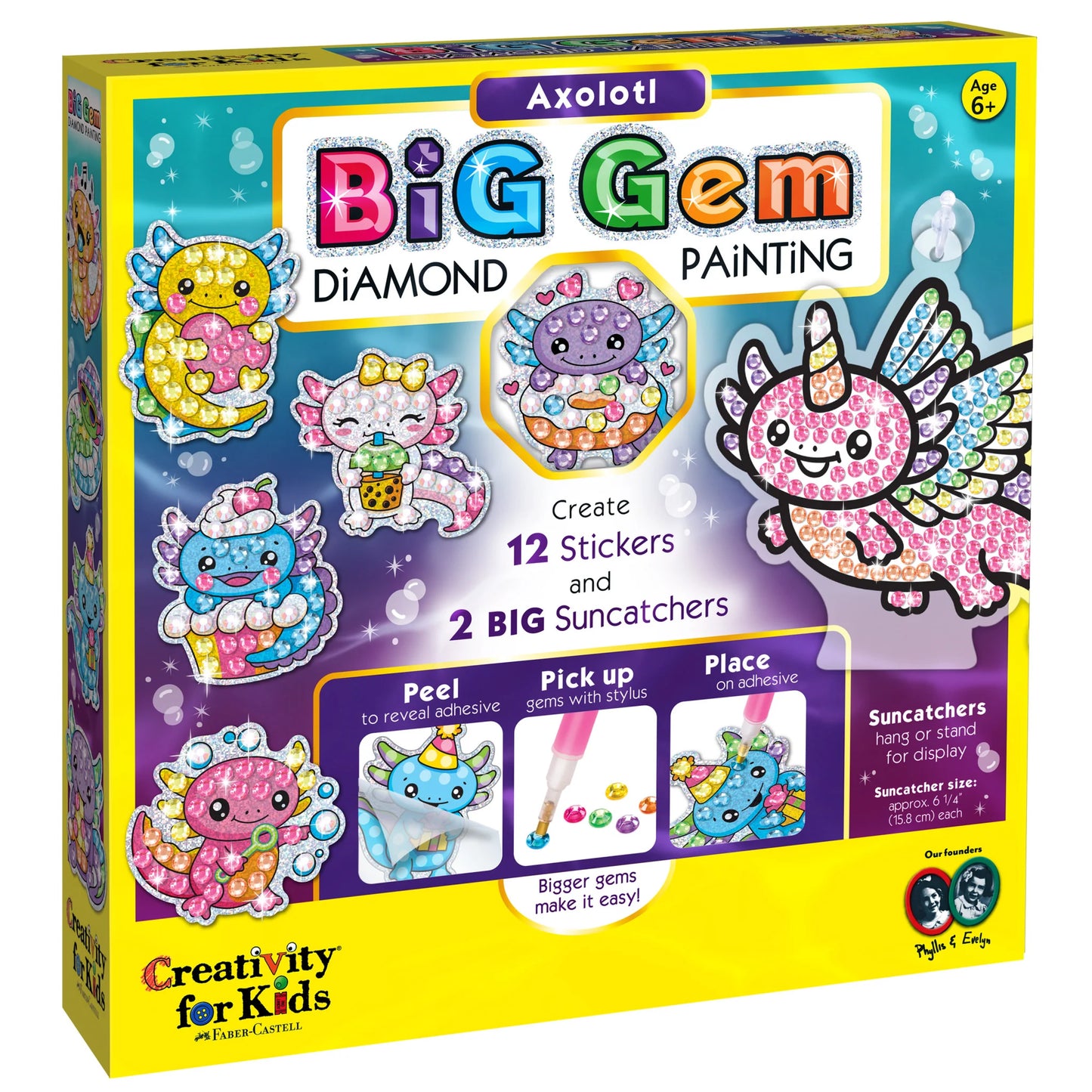 Faber-Castell - Big Gem Diamond Painting Axolotl