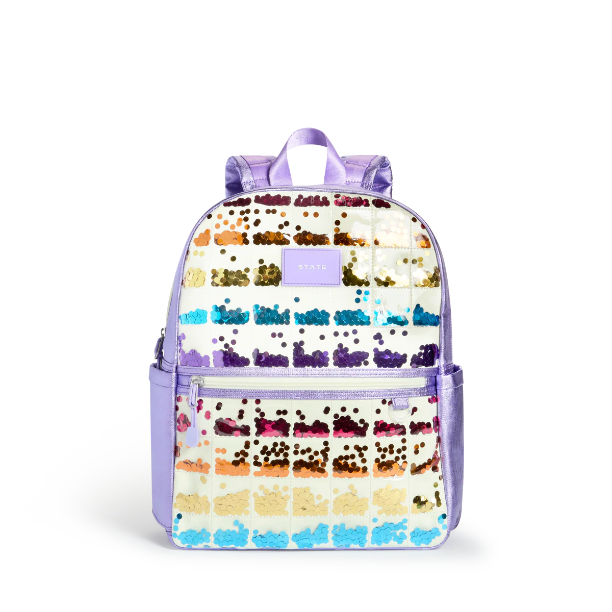 State - Kane Backpack, Lilac Quilted Sequins