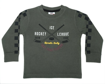 Mish - East Coast Hockey Long Sleeve Shirt, Olive