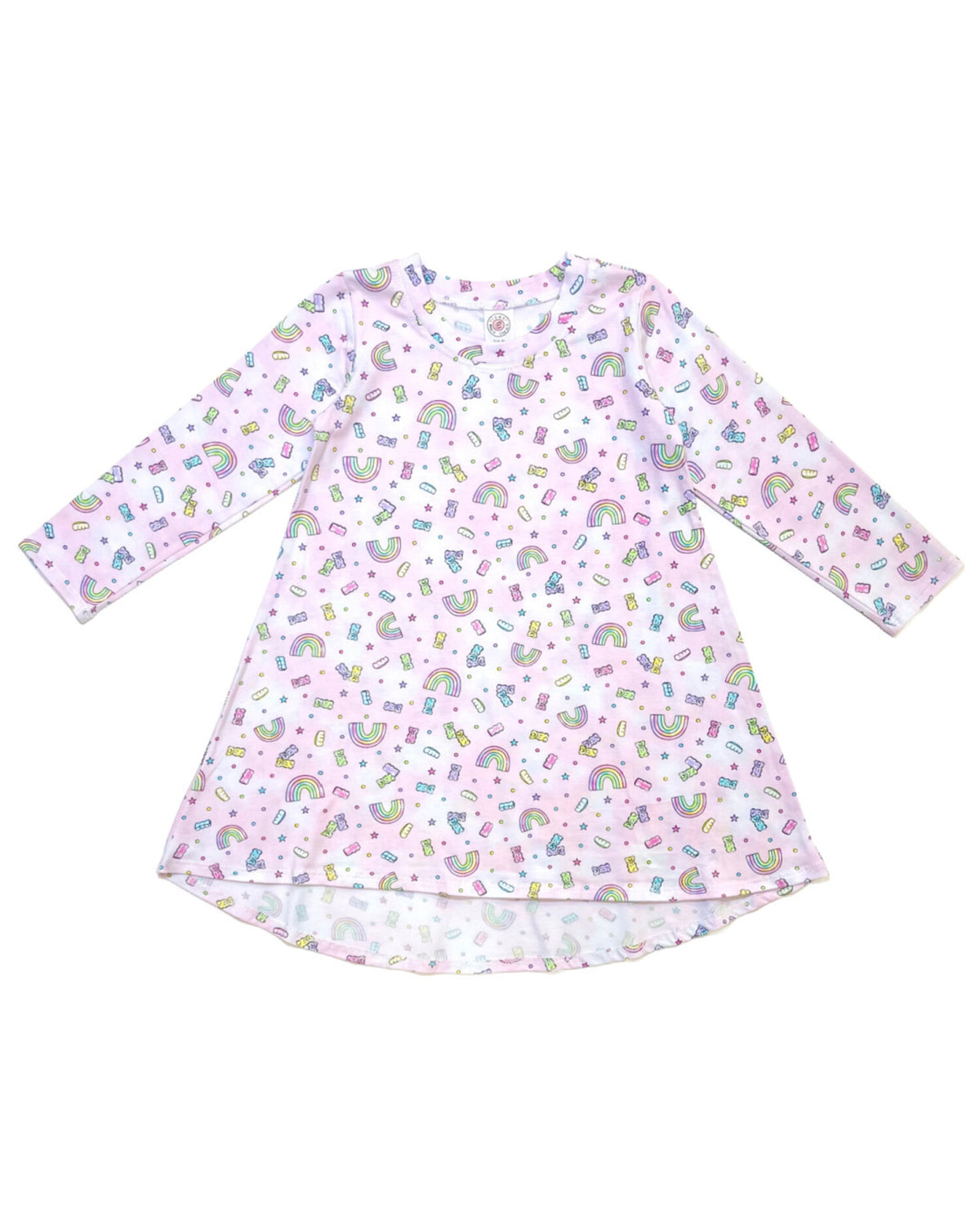 Esme - Girls Long Sleeve Hi-Lo Dress, Dreamy