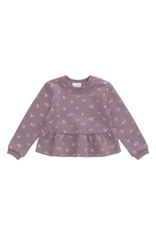 Jamie Kay - Organic Cotton Emiko Sweatshirt, Isla Plum