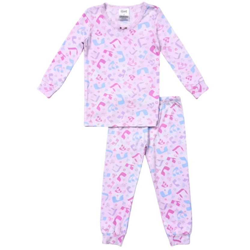 Esme - Girls Long Sleeve Pajamas, Miracle