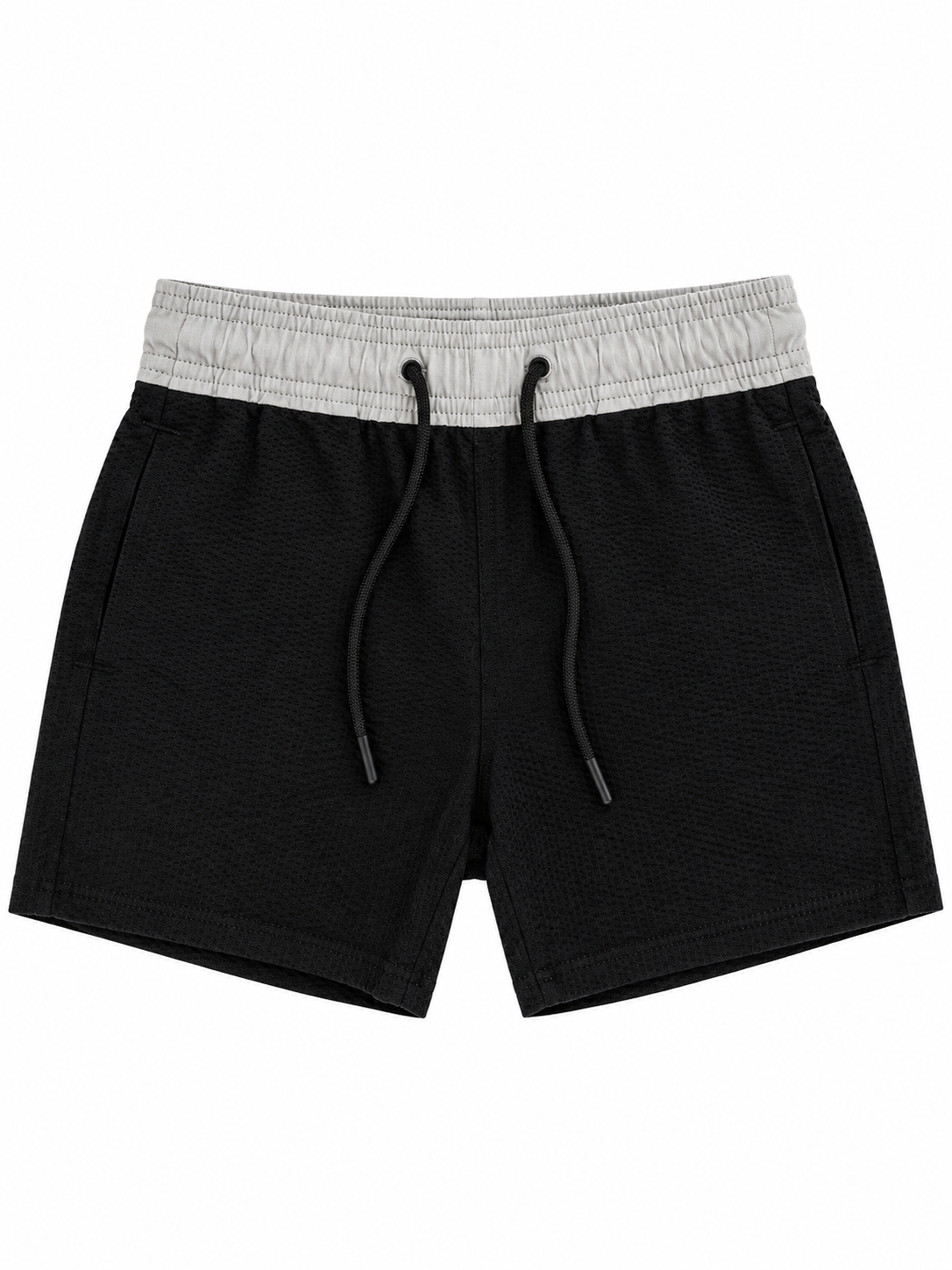Pier St Barth - Pier Men’s Swim Shorts, Black Crush