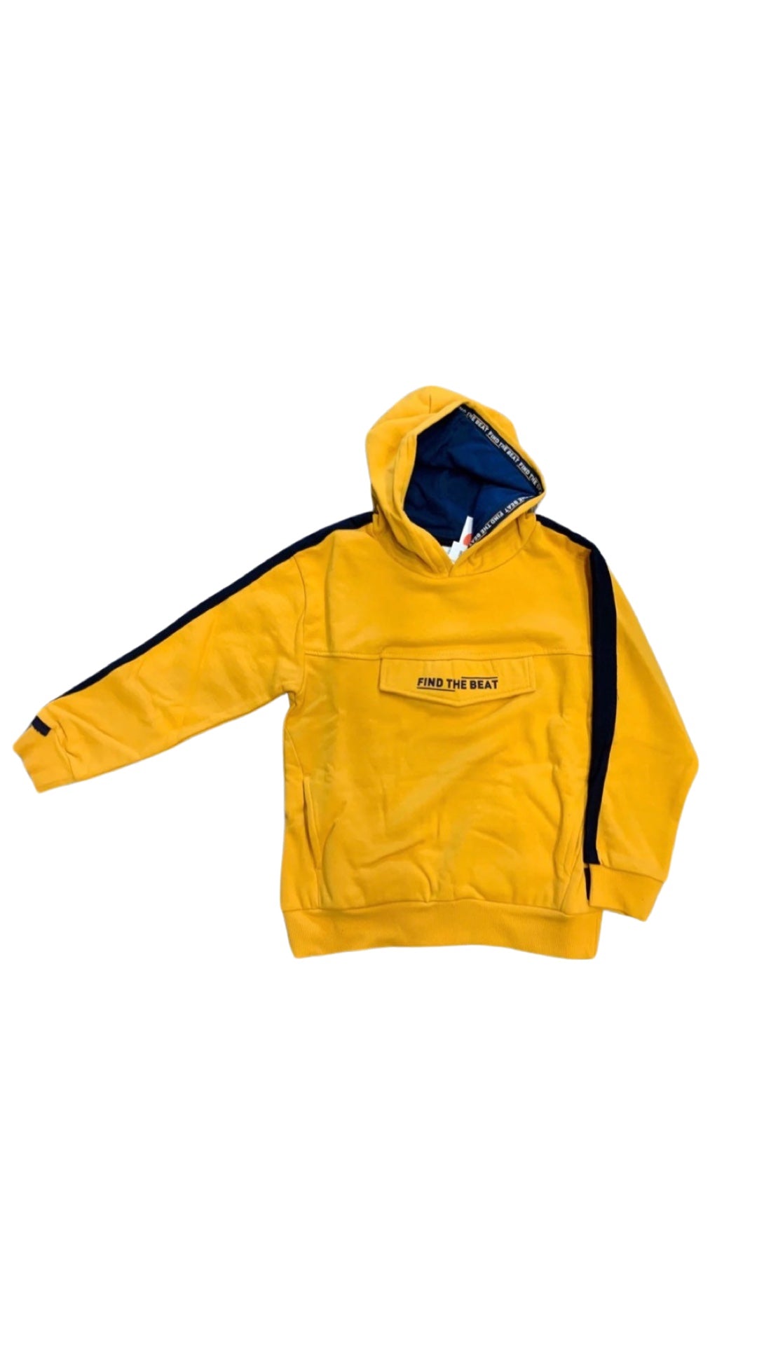 Boboli Boys Yellow Fleece Hoodie