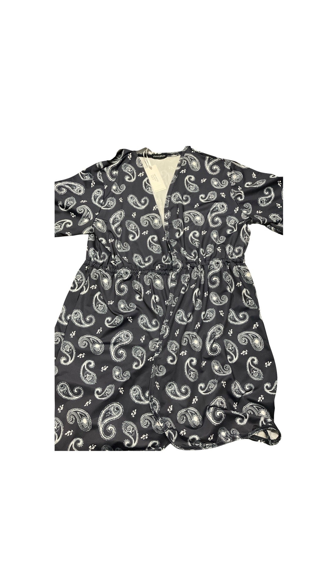 Planet Sea - Navy Bandana Kimono