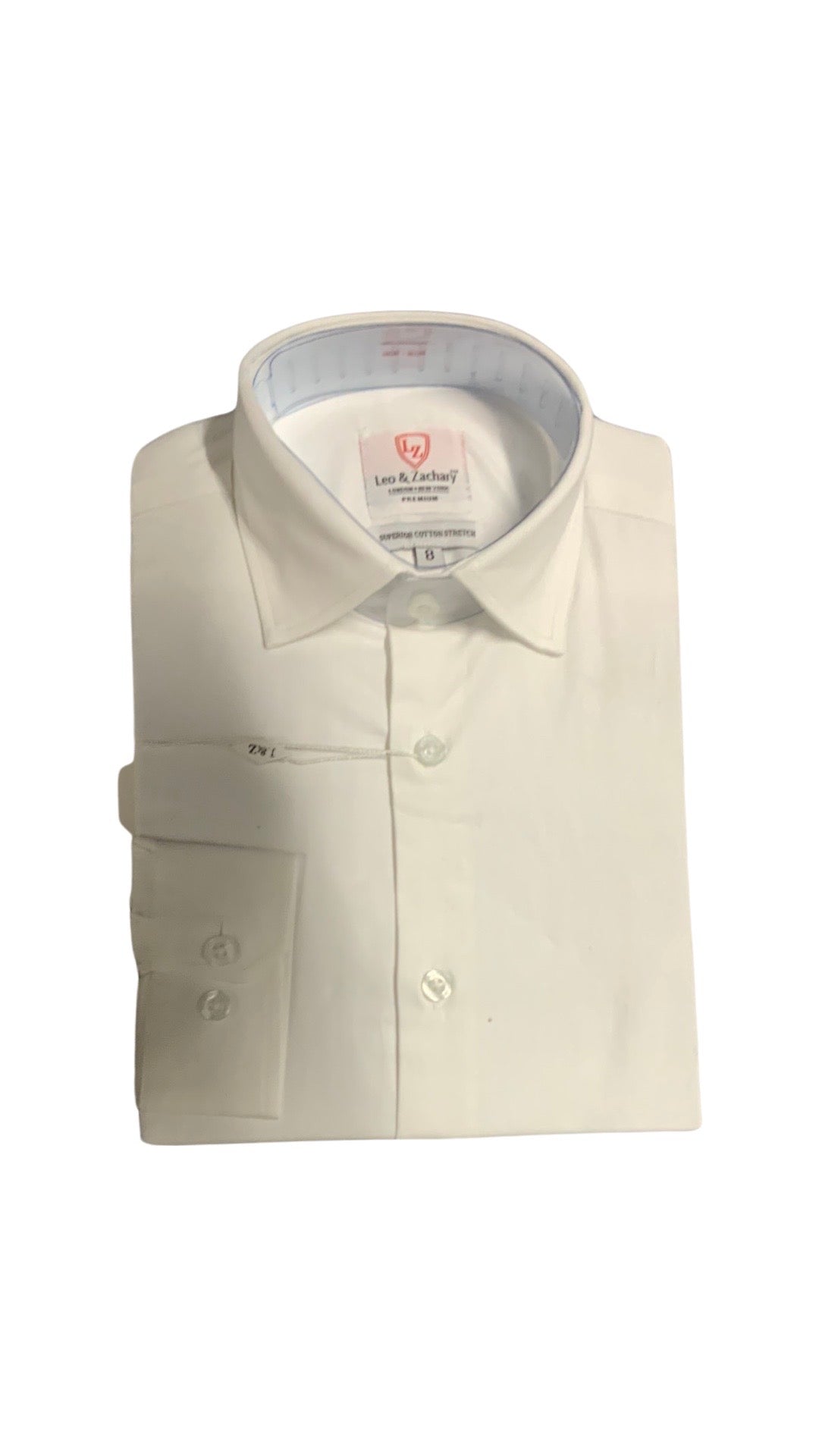 Leo and Zach dress shirt white