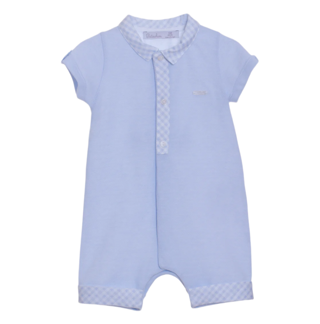 Patachou - Solid Blue Jumpsuit