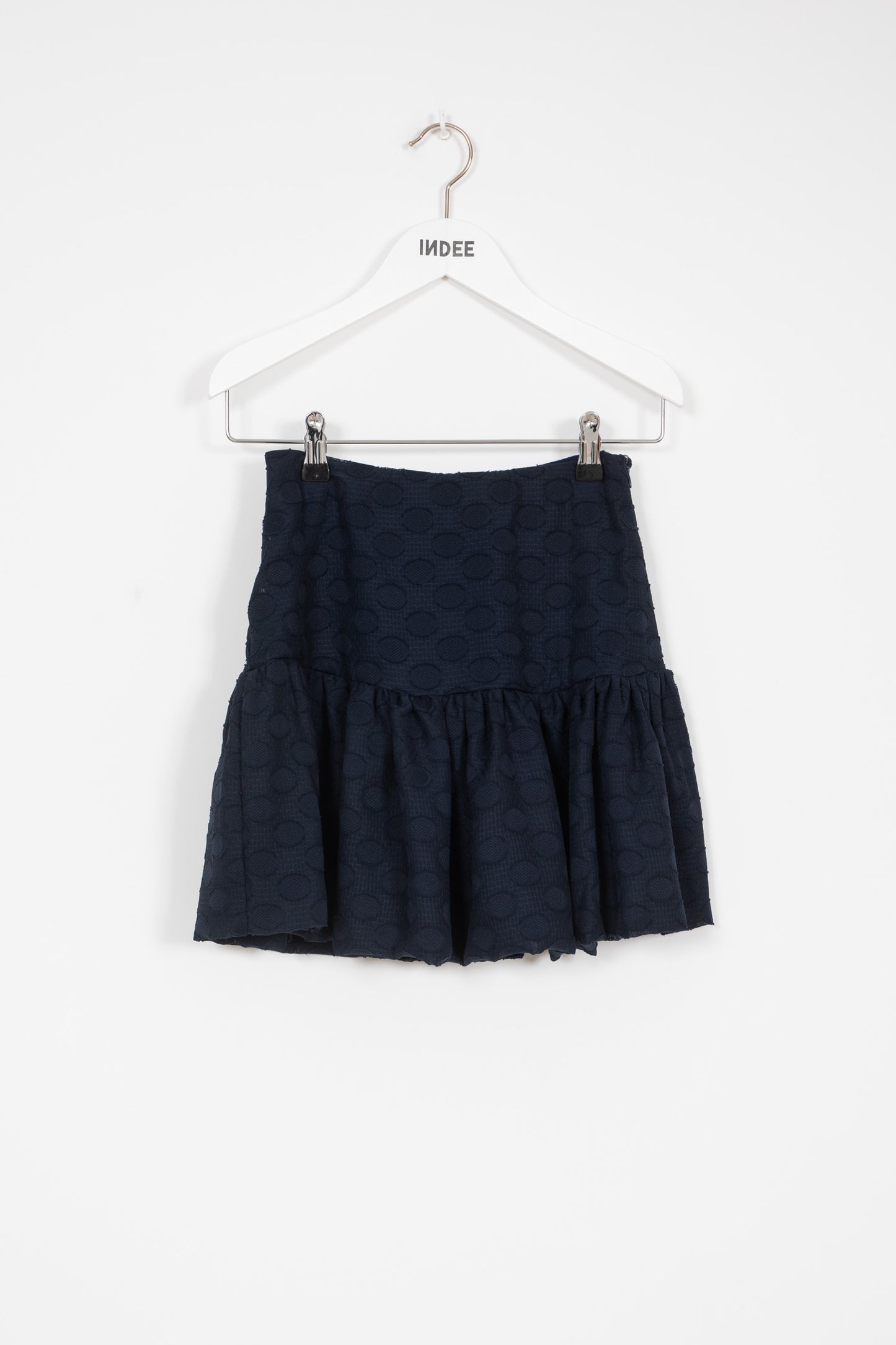 RENNES - SHORT SKIRT WITH RUFFLE by INDEE