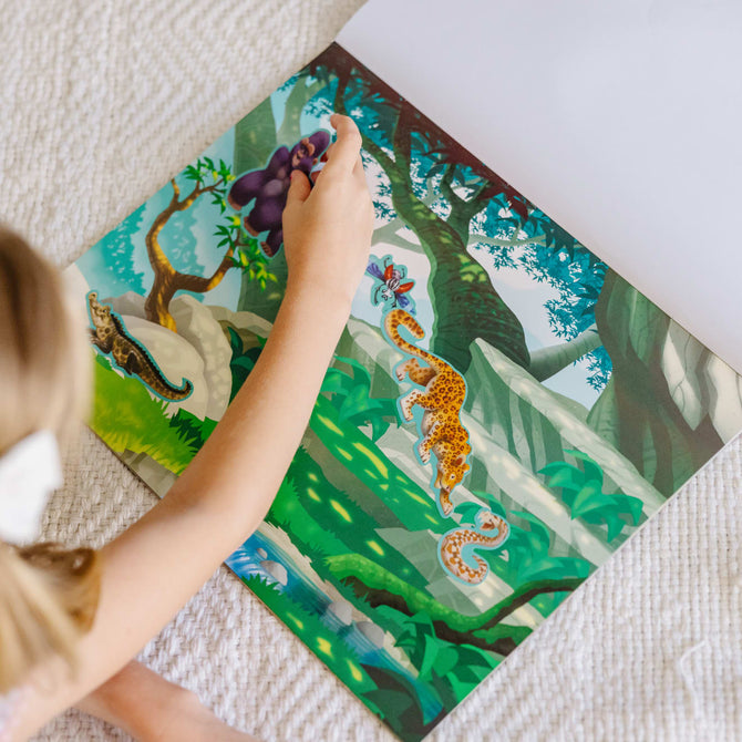 Melissa & Doug Sticker Pad: Jungle & Savanna Scenes