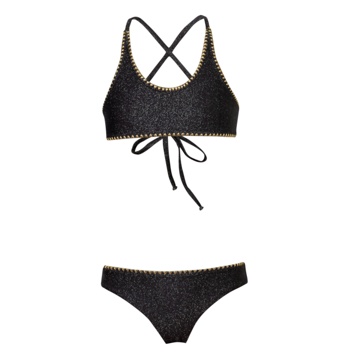 Submarine - Front Row Black Glitter Girl Swimsuit