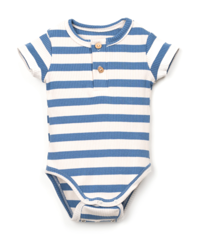 Play Up - Baby Striped Rib Body & Leggings