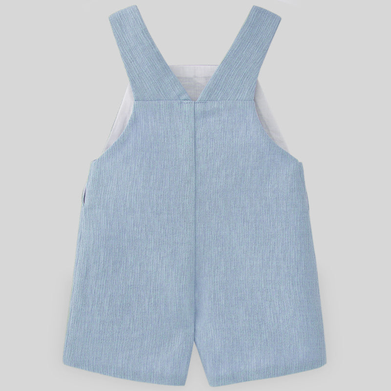 Paz Rodriguez Woven Newborn Short Blue