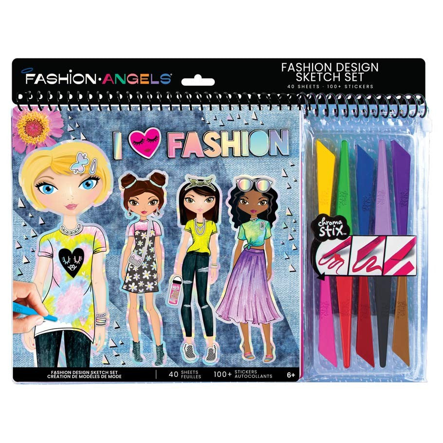 Fashion Angels Design Portfolio with Art