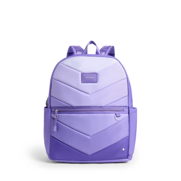 STATE - Lilac Chevron Kane Double Pocket Backpack