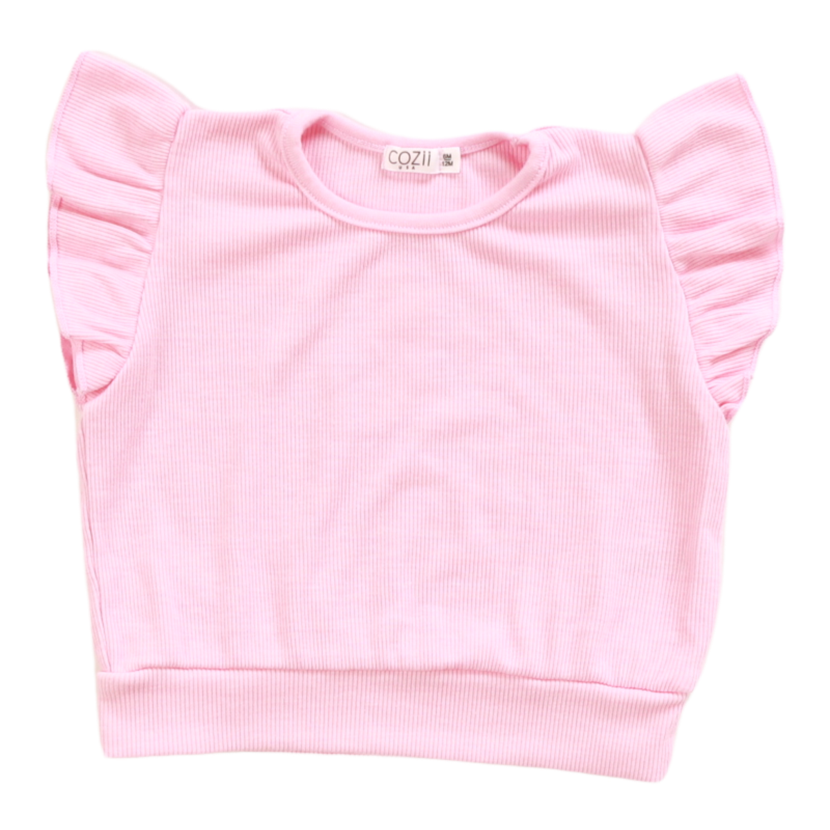COZII Kids Ruffle Sleeve Band BTM Heather Top | Buy now