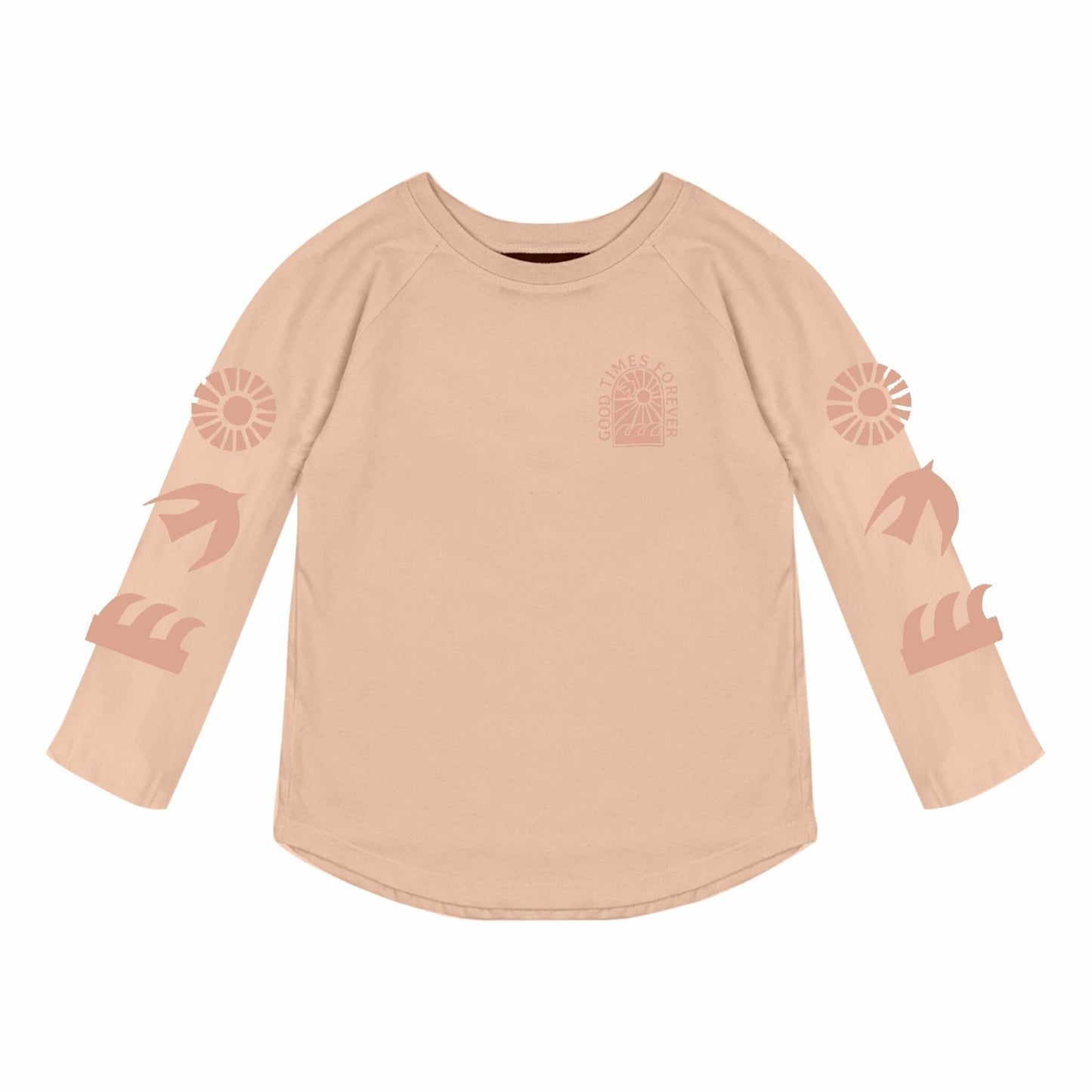 Tiny Whales Good Times Forever Raglan Tee