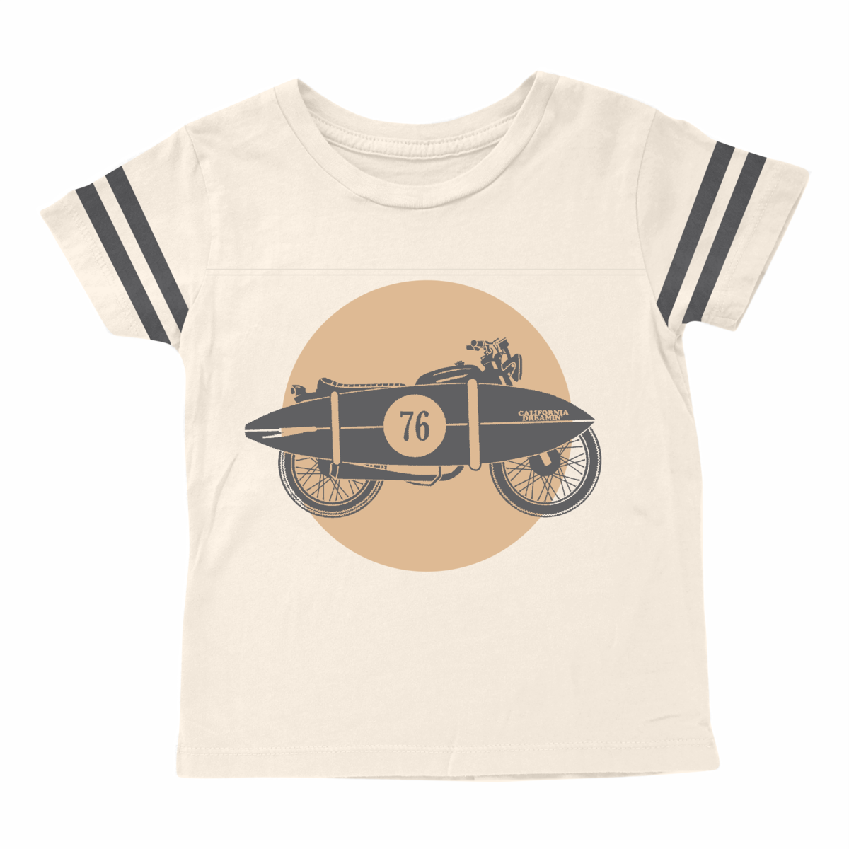 Tiny Whales King of the Road Football Tee