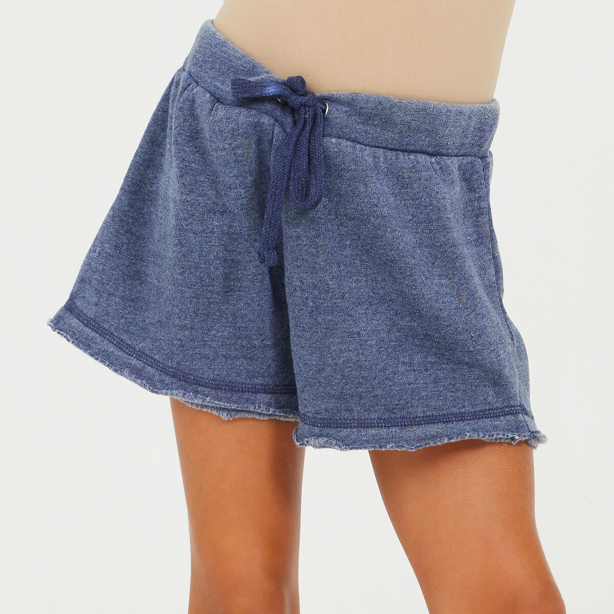 Deep navy shorts with drawstring