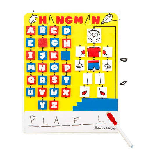 Melissa & Doug Flip-to-Win Hangman Travel Game