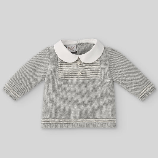 Paz Rodriguez Balancin Knit Newborn Sweater