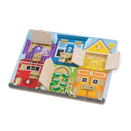 Melissa & Doug Wooden Latches Board