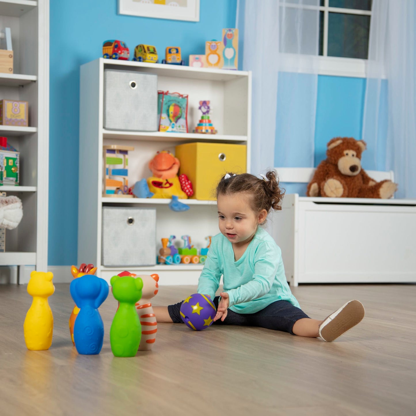 Melissa & Doug Bowling Friends Preschool Playset