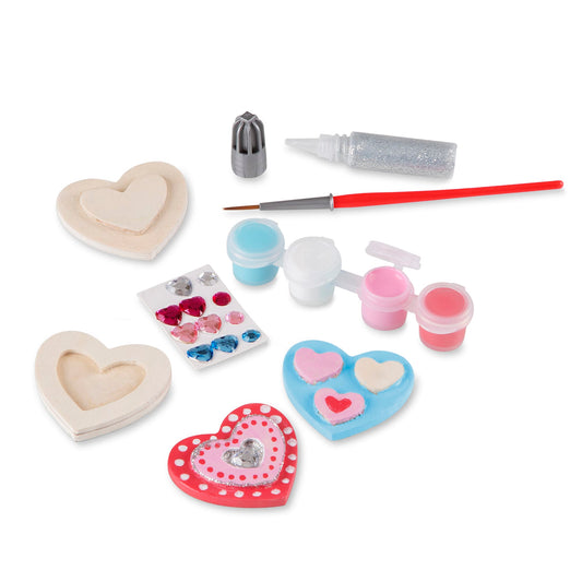 Melissa & Doug Created by Me! Heart Magnets Wooden Craft Kit