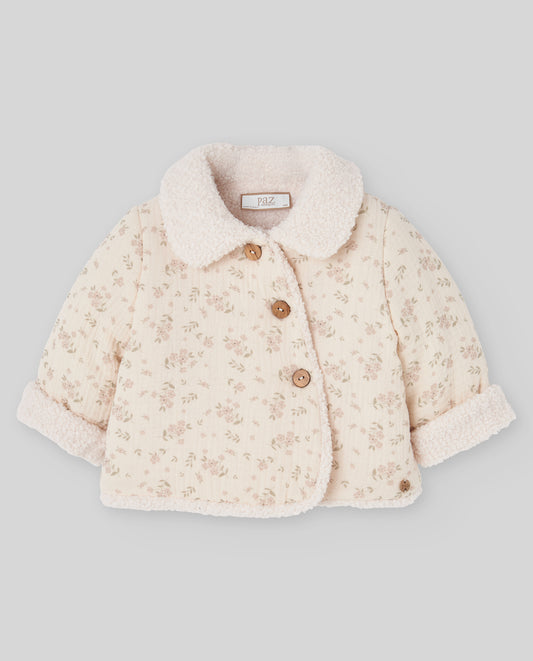 Paz Rodriguez - Moneca Woven Newborn Parka, Mist Pink