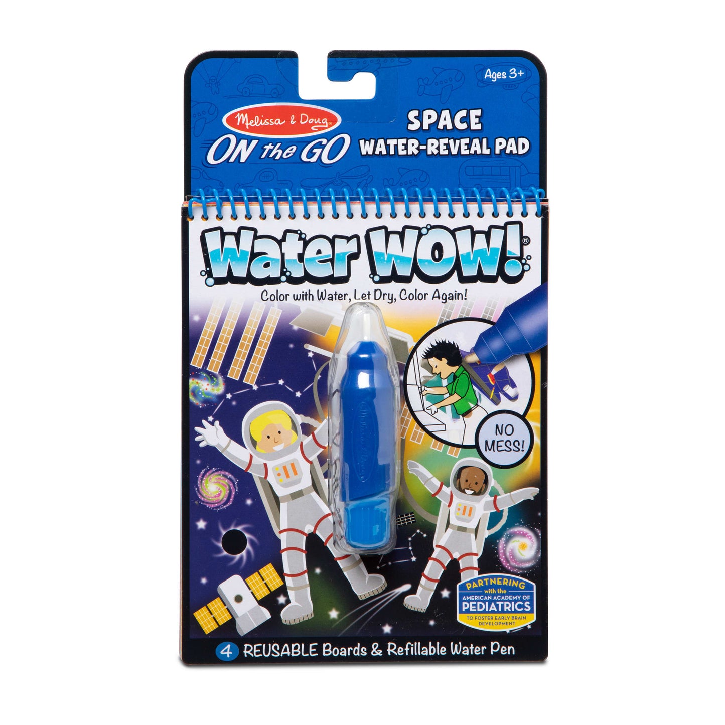 Melissa & Doug Water Wow! Space Water-Reveal Pad - On the Go Travel Activity