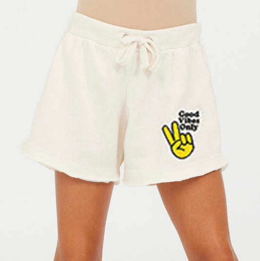 Burnout Short with Small Good Vibes Only Decal