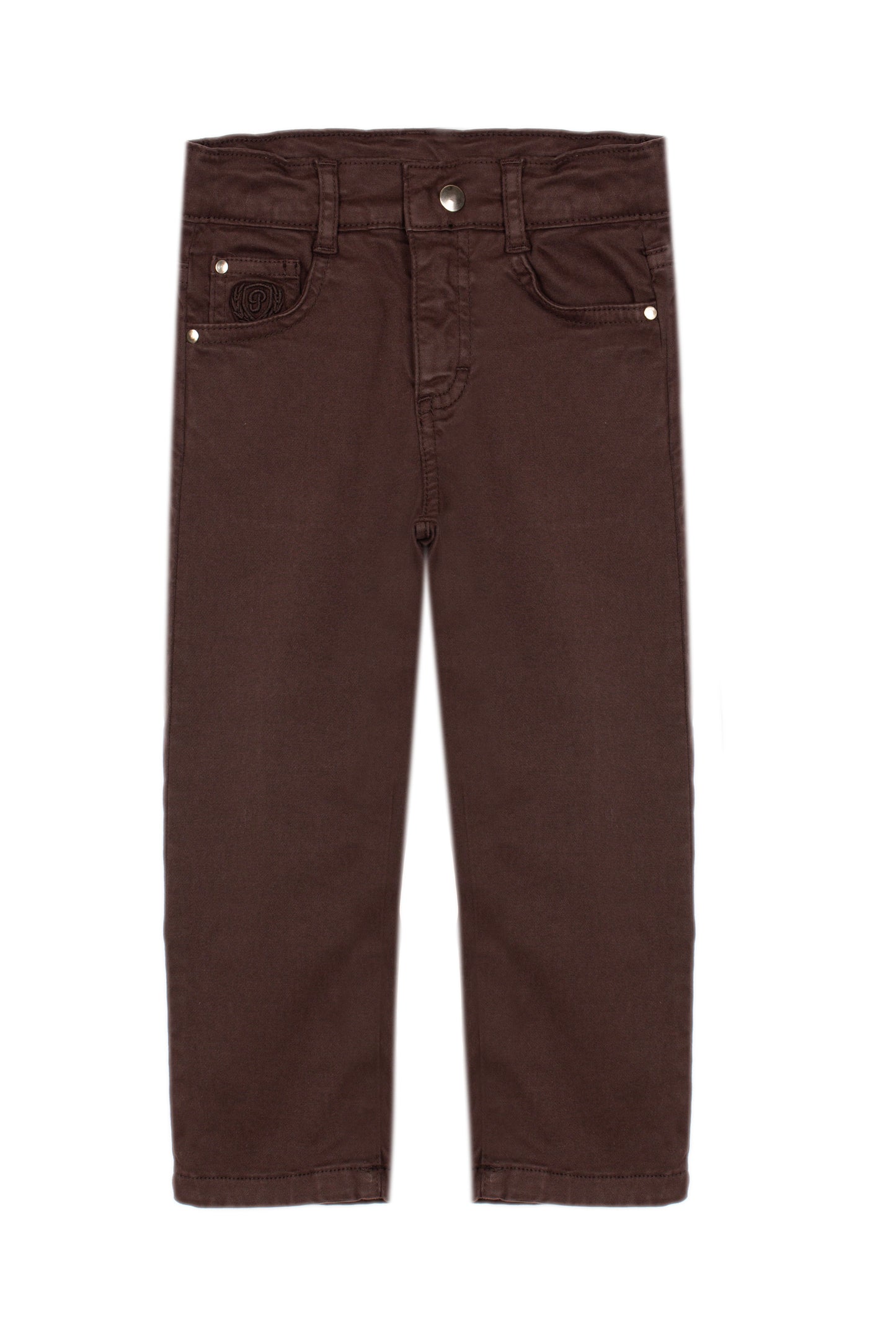 Patachou - Straight Leg Jeans, Brown