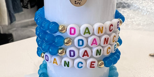 Little Miss Zoe dance blue bracelet