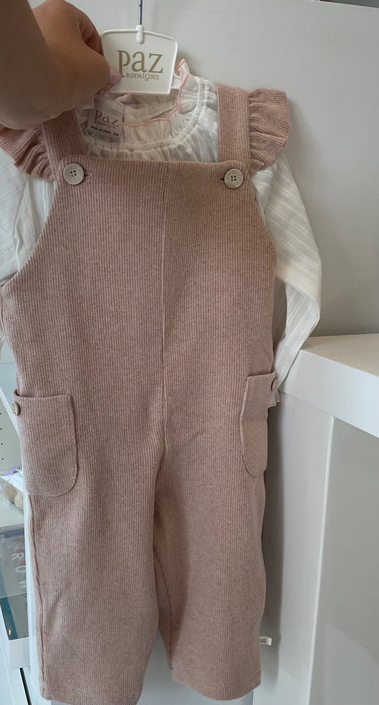 Paz Rodriguez Knit Newborn Trousers and blouse  Hadas 007-192087