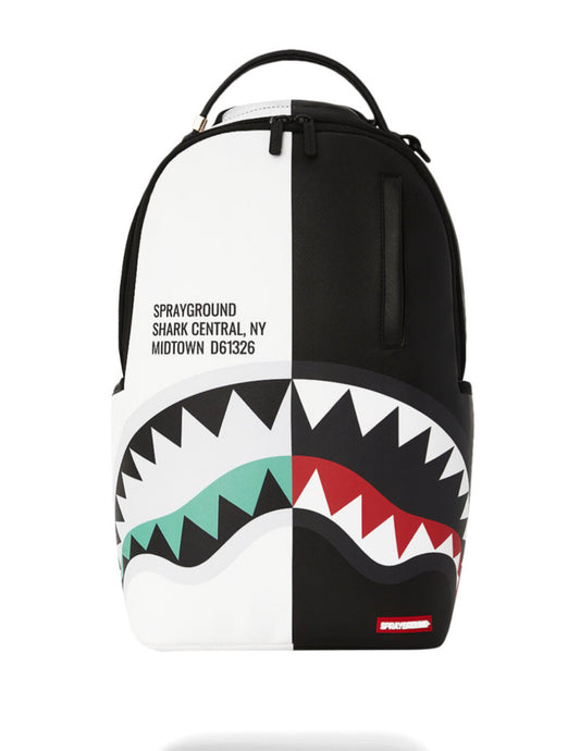 SPRAYGROUND Backpack SHARK CENTRAL INVERTED SPLIT DLXSV BACKPACK (B6253)