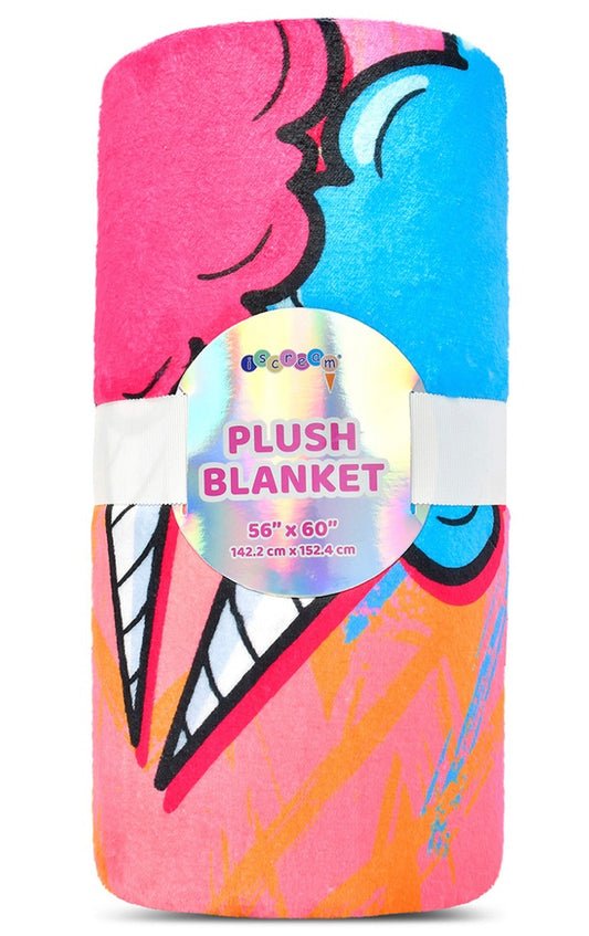 Iscream Corey Paige I Want Candy Plush Blanket