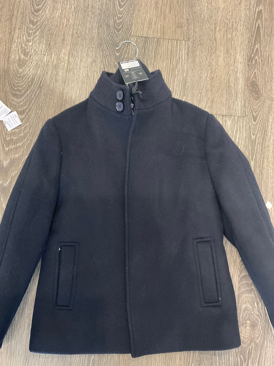 Cloud cloth navy trench coat CT1031